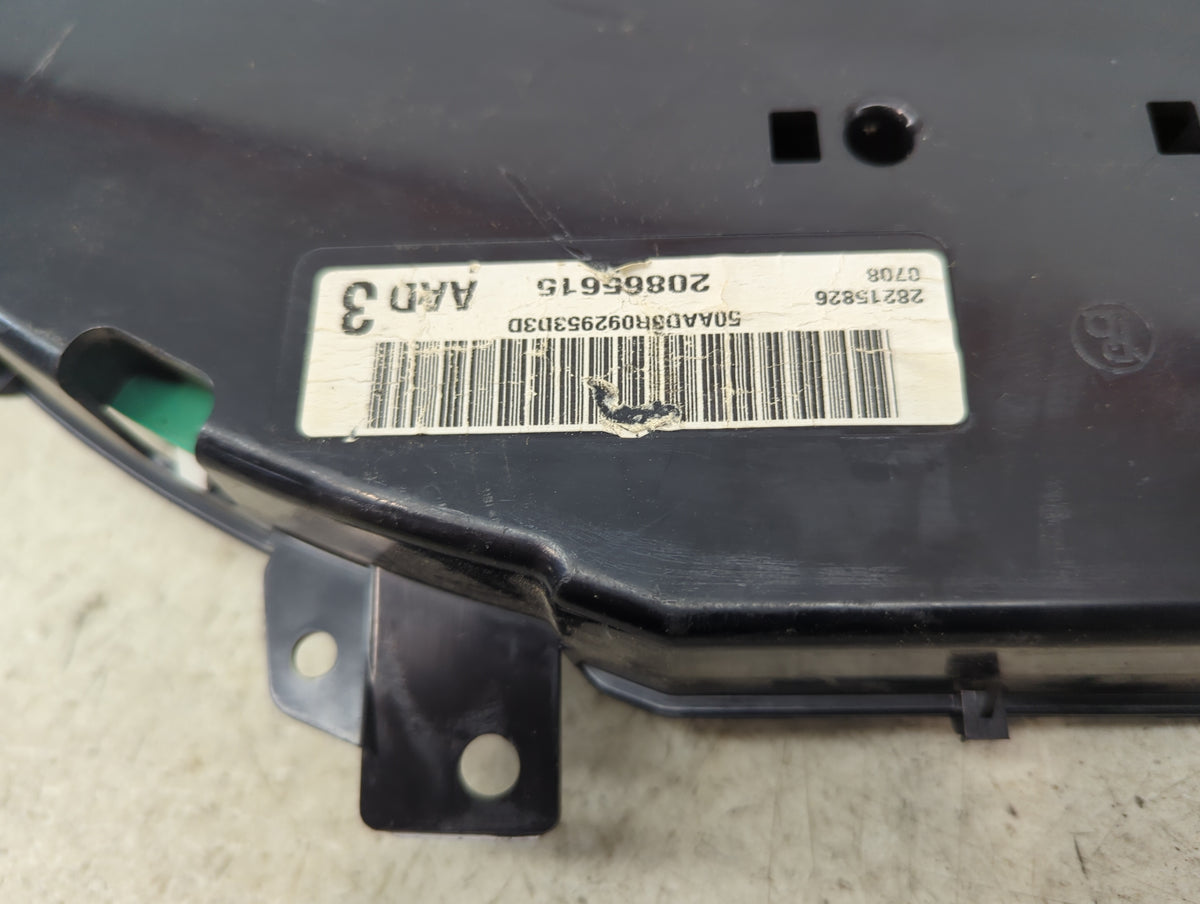 2010 Chevrolet Traverse Instrument Cluster Speedometer Gauges P/N:20866615 28215826 Miles:1K Fits OEM Used Auto Parts - Oemu
