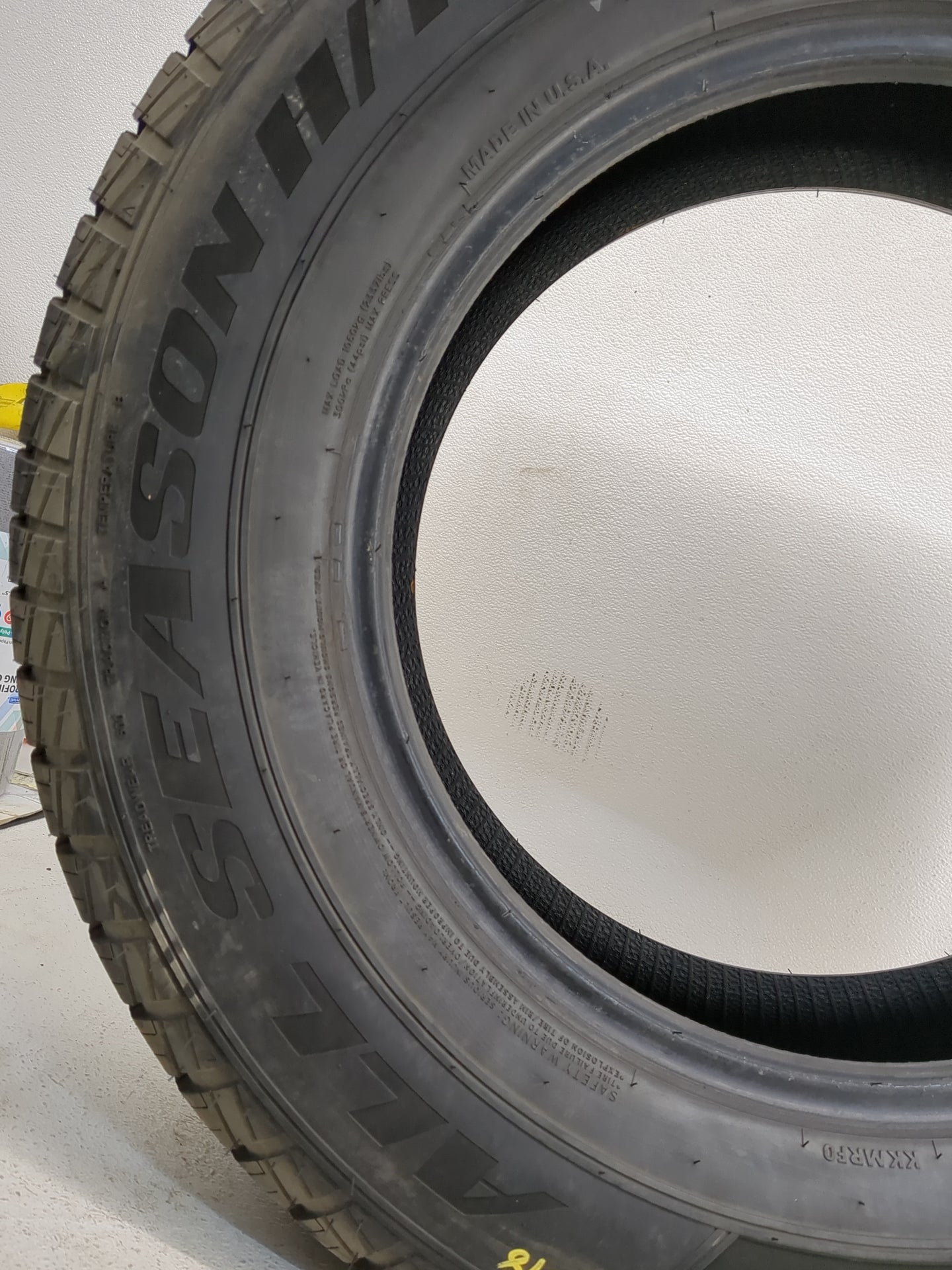 Used Tire 245/70R17 ROCKY MOUNTAIN ALL SEASON 110T - Tread Depth 7.5/32 - Oemusedautoparts1.com