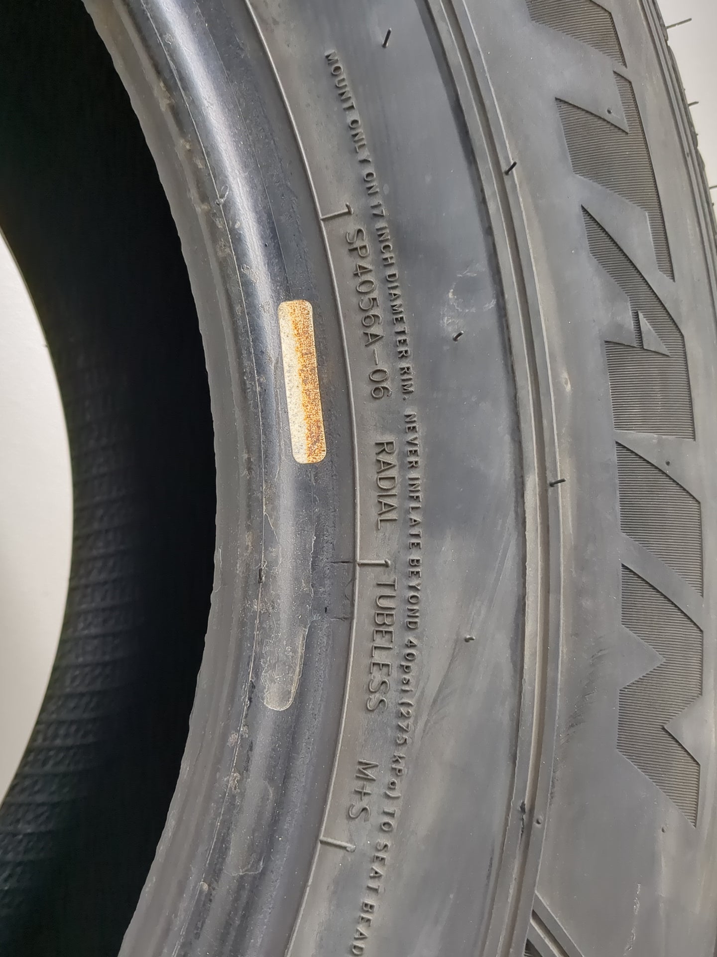 Used Tire 245/70R17 ROCKY MOUNTAIN ALL SEASON 110T - Tread Depth 7.5/32 - Oemusedautoparts1.com