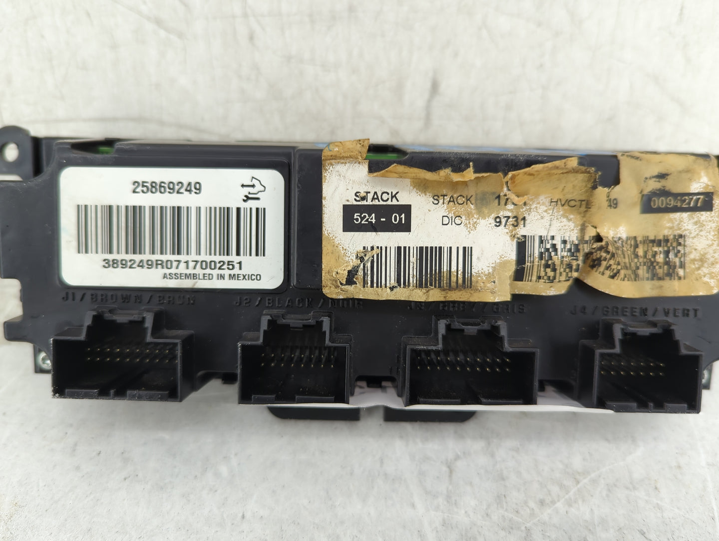 2009-2017 Chevrolet Traverse Climate Control Module Temperature AC/Heater Replacement P/N:25869249 Fits OEM Used Auto Parts 