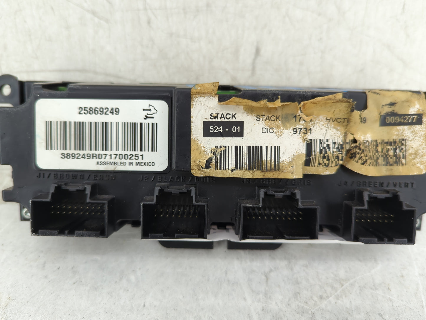 2009-2017 Chevrolet Traverse Climate Control Module Temperature AC/Heater Replacement P/N:25869249 Fits OEM Used Auto Parts 