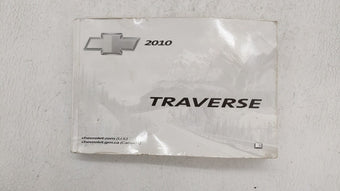 compare product 2010 Chevrolet Traverse Owners Manual Book Guide OEM Used Auto Parts