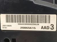 2010 Chevrolet Traverse Instrument Cluster Speedometer Gauges P/N:20865615 28215826, 50AAD3R000623WLM Miles:160K Fits OEM Us