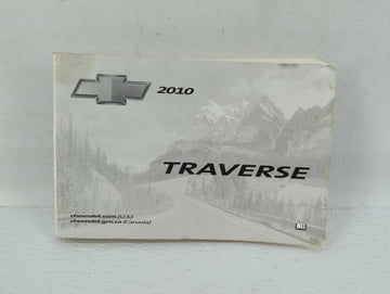 2010 Chevrolet Traverse Owners Manual Book Guide OEM Used Auto Parts - Oemusedautoparts1.com