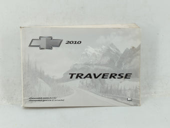 compare product 2010 Chevrolet Traverse Owners Manual Book Guide OEM Used Auto Parts