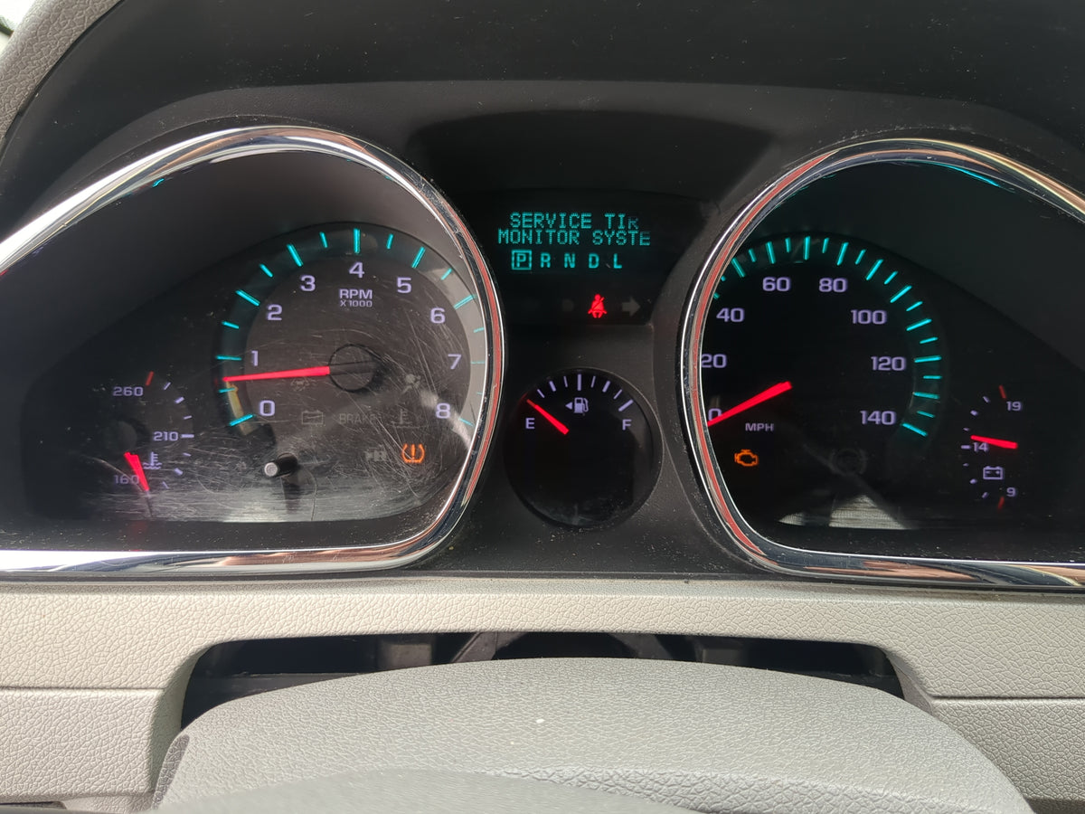 2010 Chevrolet Traverse Instrument Cluster Speedometer Gauges Miles:150K Fits OEM Used Auto Parts - Oemusedautoparts1.com