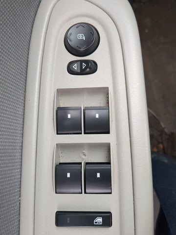 2009-2017 Chevrolet Traverse Master Power Window Switch Replacement Driver Side Left Fits OEM Used Auto Parts - Oemusedautop
