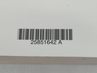 2010 Chevrolet Traverse Owners Manual Book Guide P/N:25851642 A OEM Used Auto Parts - Oemusedautoparts1.com