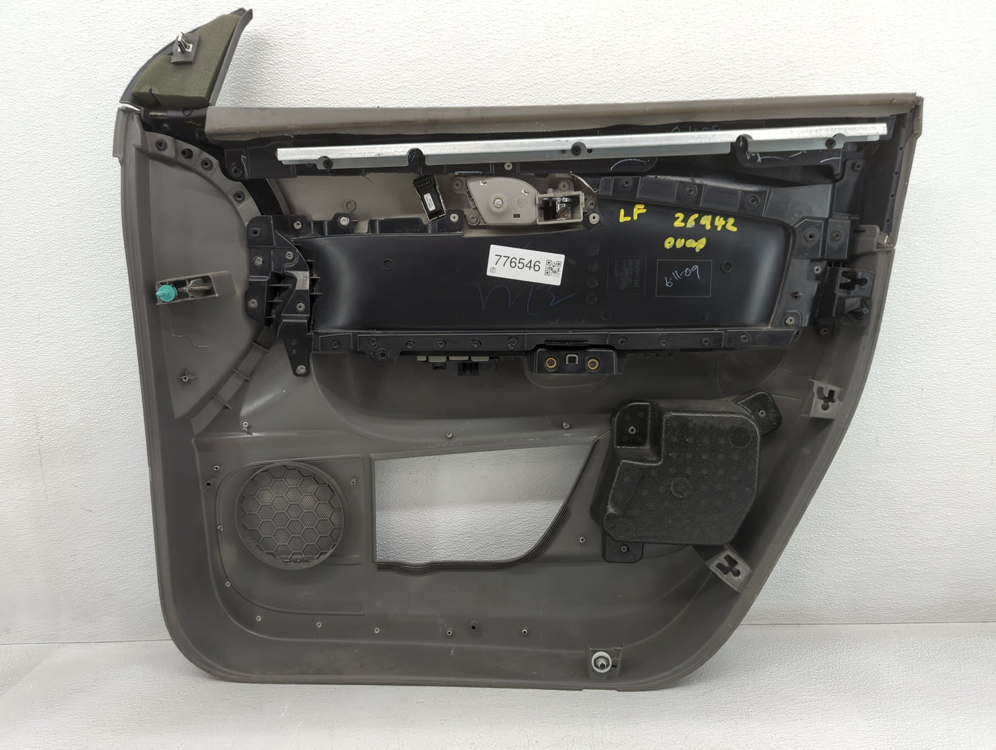 2010 Chevrolet Travrs Rear Left Driver Interior Door Panel Trim Dark Grey - Oemusedautoparts1.com