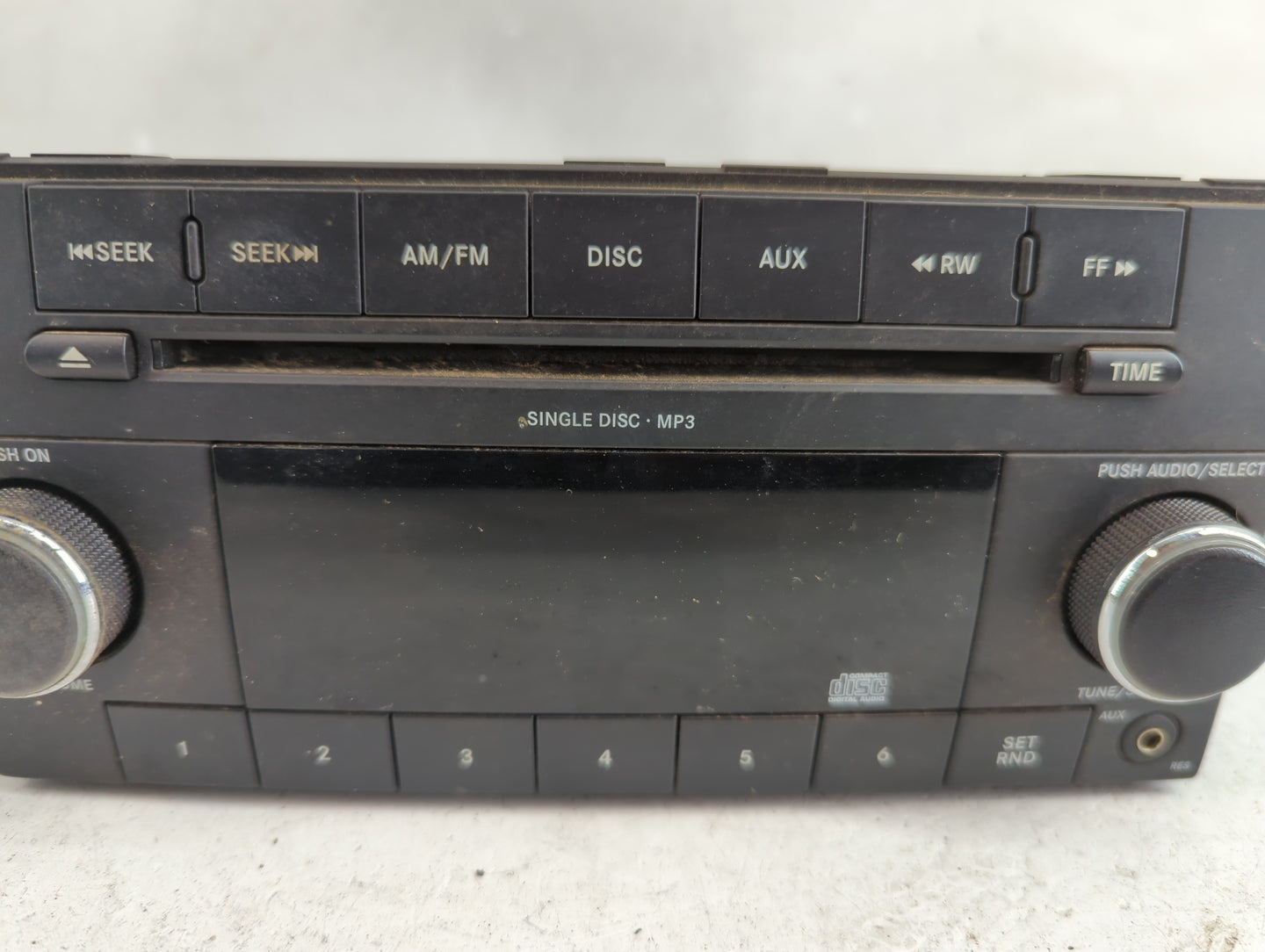 2008-2010 Chrysler 300 Radio AM FM Cd Player Receiver Replacement P/N:P68021159AC Fits Fits 2008 2009 2010 OEM Used Auto Par