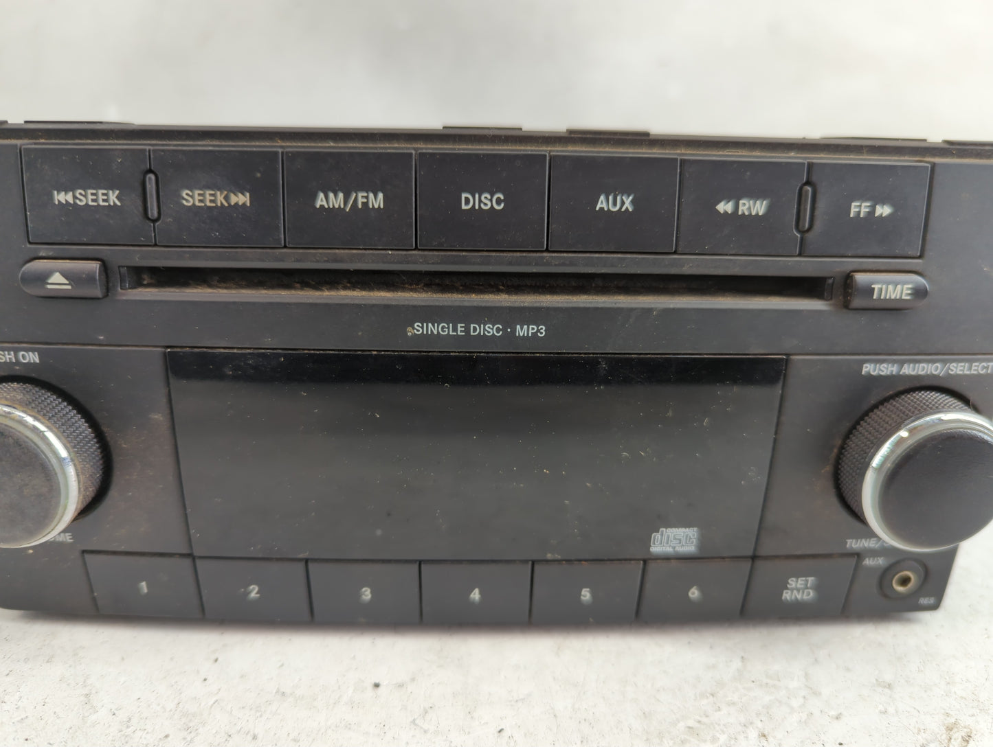 2008-2010 Chrysler 300 Radio AM FM Cd Player Receiver Replacement P/N:P68021159AC Fits Fits 2008 2009 2010 OEM Used Auto Par
