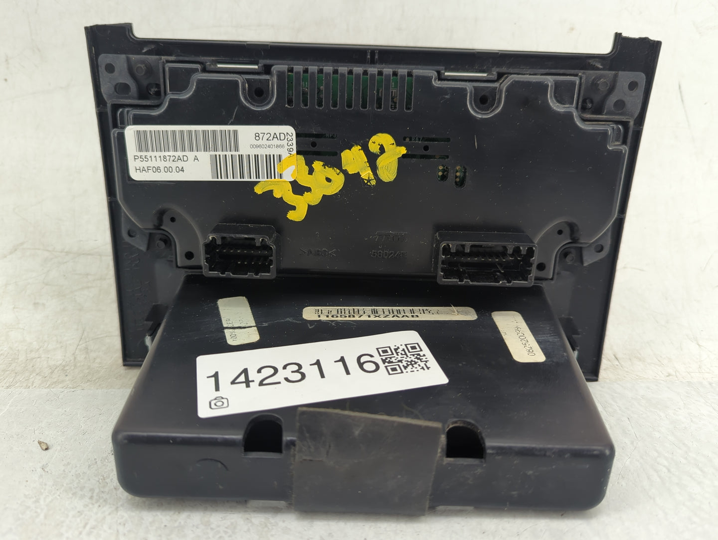 2008-2010 Chrysler 300 Climate Control Module Temperature AC/Heater Replacement P/N:P55111872AD HAF06.00.04 Fits OEM Used Au
