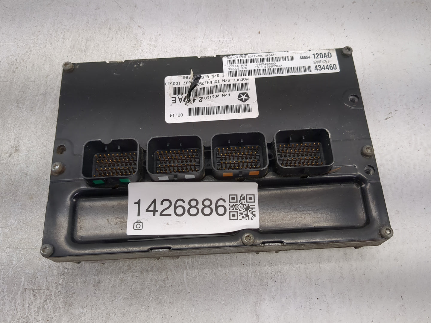 2008-2010 Chrysler 300 PCM Engine Control Computer ECU ECM PCU OEM P/N:P05150247AE P68054120AD Fits Fits 2008 2009 2010 OEM 