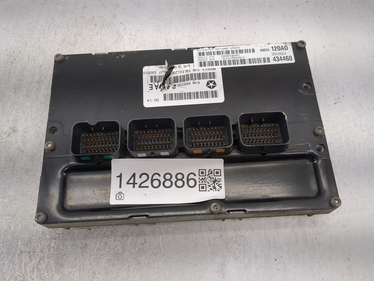 2008-2010 Chrysler 300 PCM Engine Control Computer ECU ECM PCU OEM P/N:P05150247AE P68054120AD Fits Fits 2008 2009 2010 OEM 
