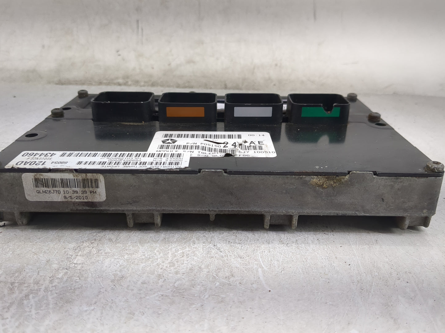 2008-2010 Chrysler 300 PCM Engine Control Computer ECU ECM PCU OEM P/N:P05150247AE P68054120AD Fits Fits 2008 2009 2010 OEM 