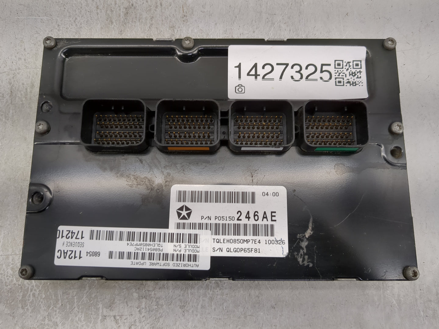 2008-2010 Chrysler 300 PCM Engine Control Computer ECU ECM PCU OEM P/N:P05150246AE P68054112AC Fits Fits 2008 2009 2010 OEM 
