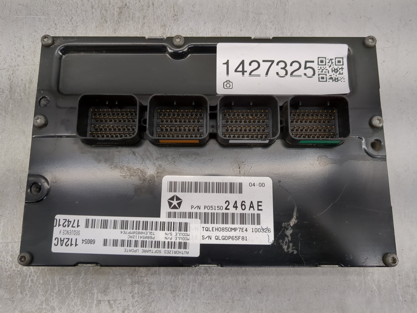 2008-2010 Chrysler 300 PCM Engine Control Computer ECU ECM PCU OEM P/N:P05150246AE P68054112AC Fits Fits 2008 2009 2010 OEM 