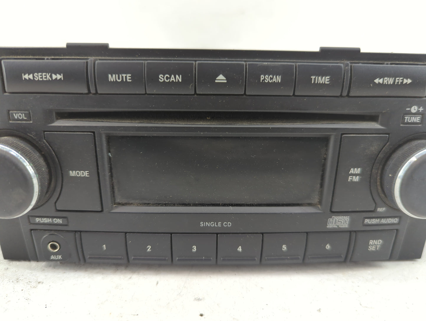 2008-2010 Chrysler 300 Radio AM FM Cd Player Receiver Replacement P/N:P05064171AM Fits Fits 2008 2009 2010 OEM Used Auto Par