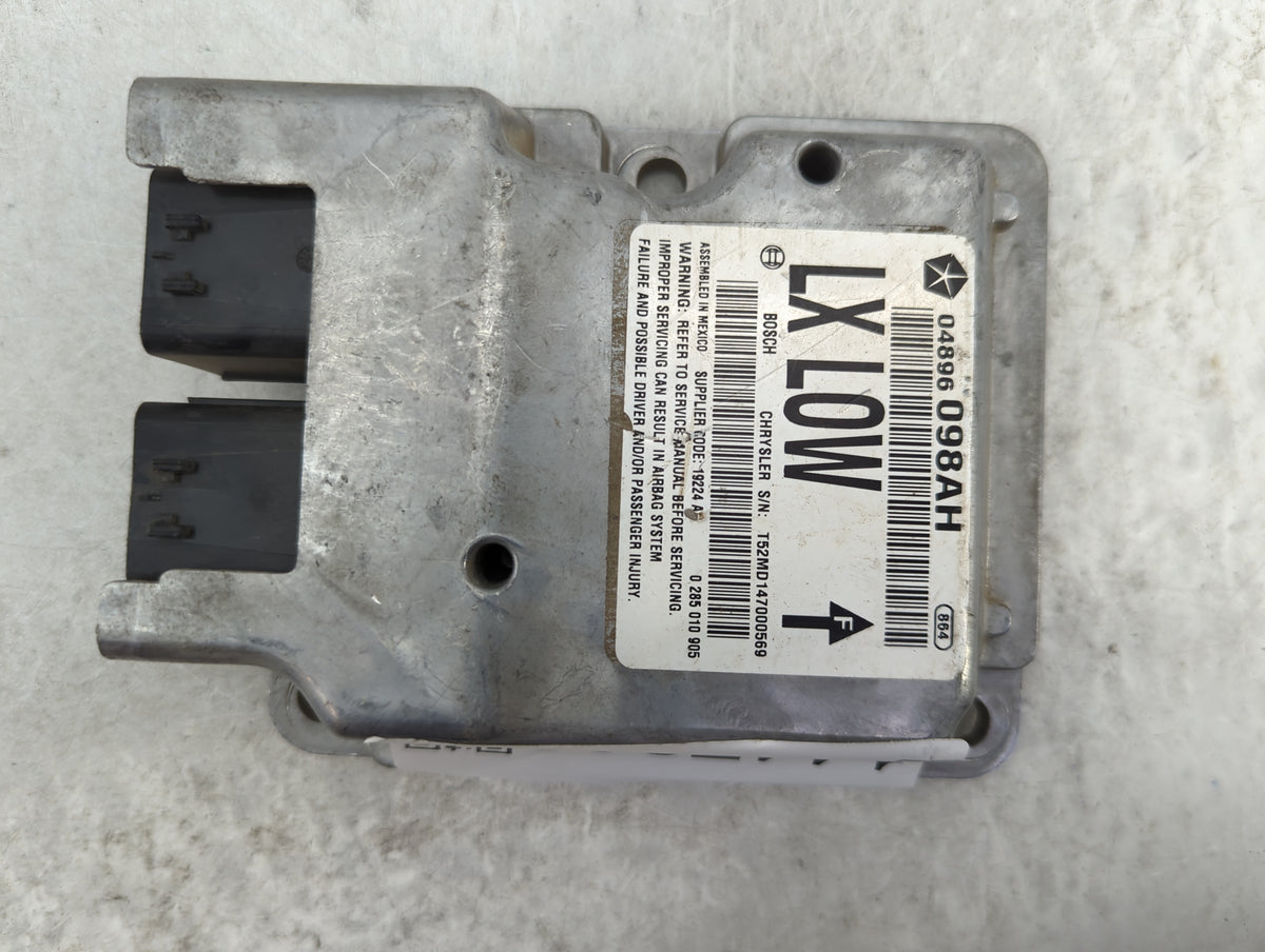2010 Chrysler 300 PCM Engine Control Computer ECU ECM PCU OEM P/N:04896098AH 0285010905, T52MD147000569 Fits OEM Used Auto P