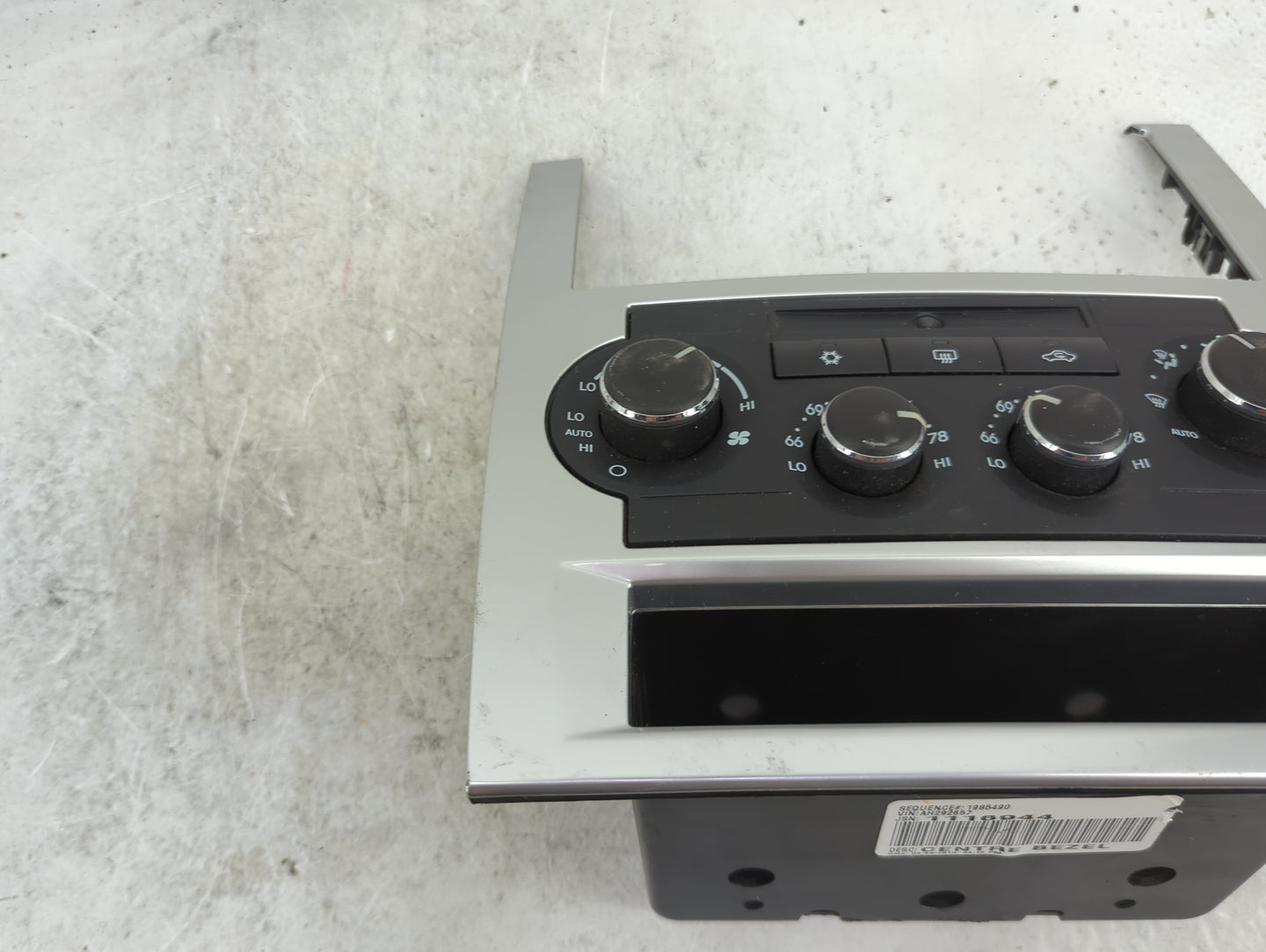 2008-2010 Chrysler 300 Climate Control Module Temperature AC/Heater Replacement P/N:P55111872AD HAF08.00.04 Fits OEM Used Au
