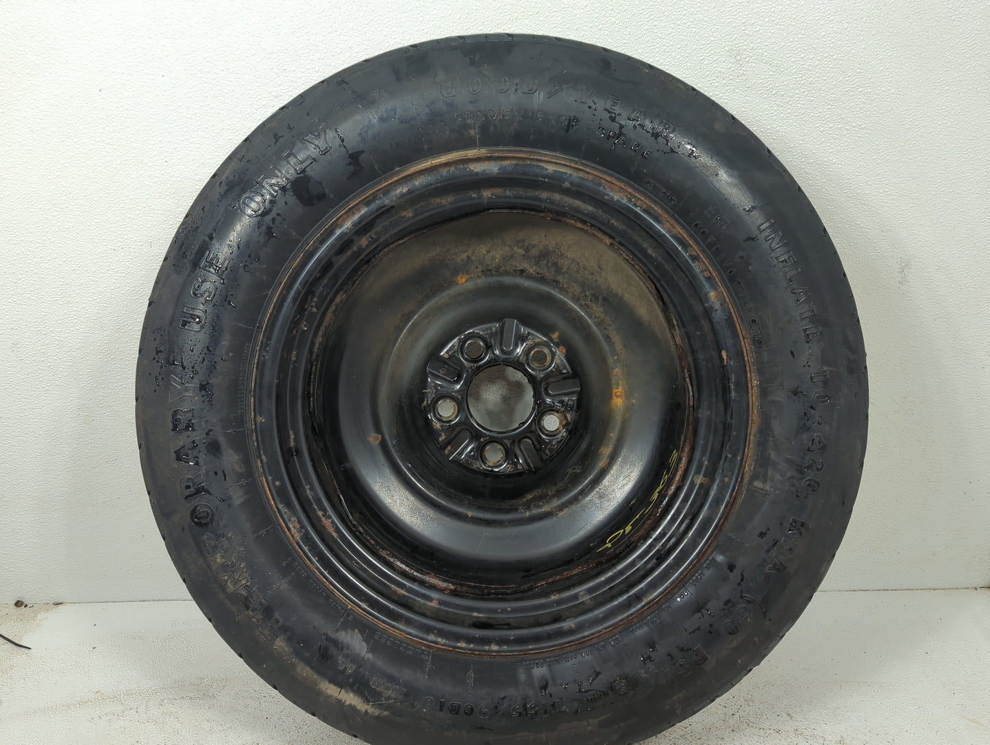 2010 Chrysler Insigh Spare Donut Tire Wheel Rim Oem - Oemusedautoparts1.com