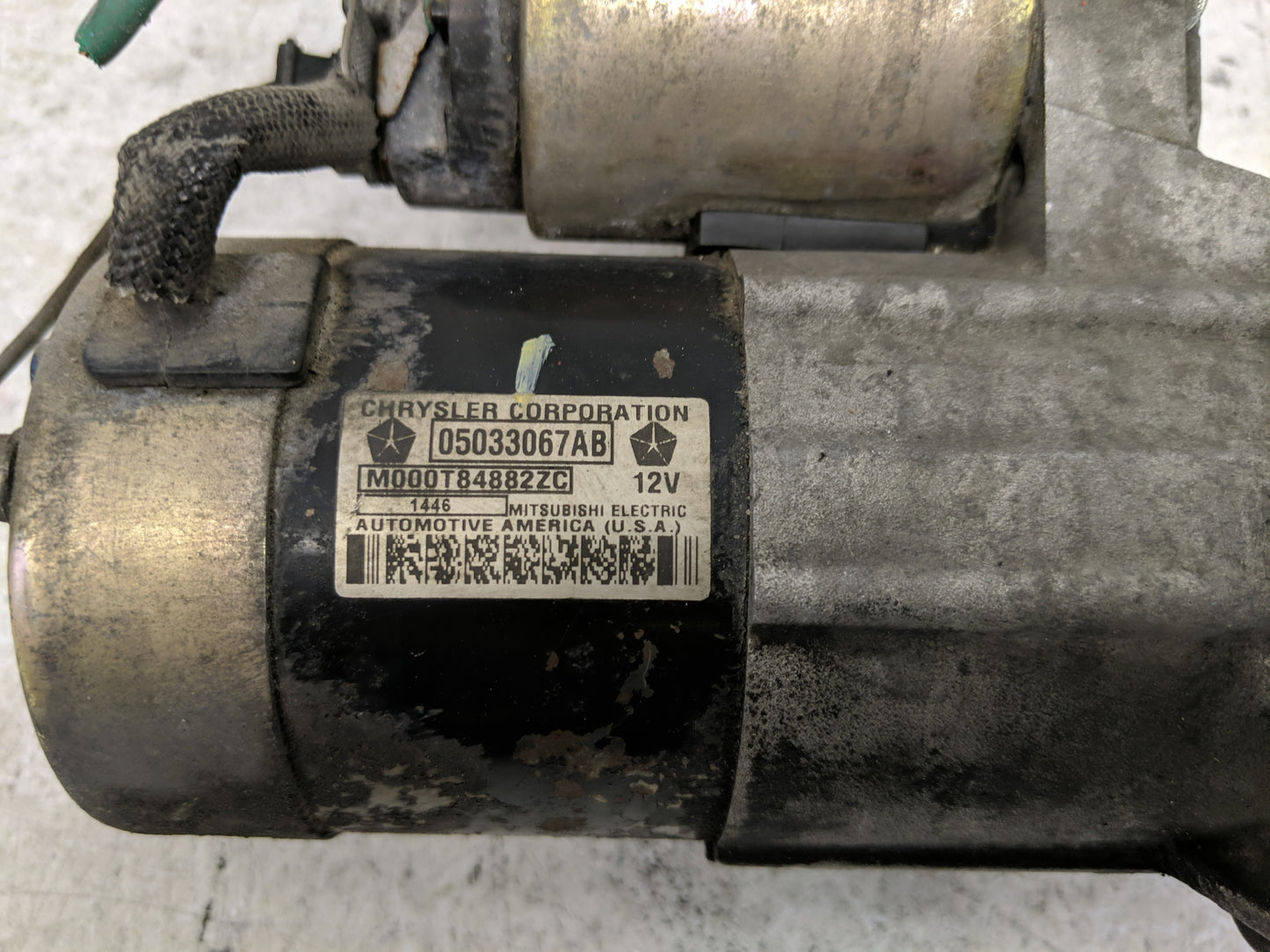 2003-2010 Chrysler Pt Cruiser Car Starter Motor Solenoid OEM P/N:05033067AB Fits Fits 2003 2004 2005 2006 2007 2008 2009 201