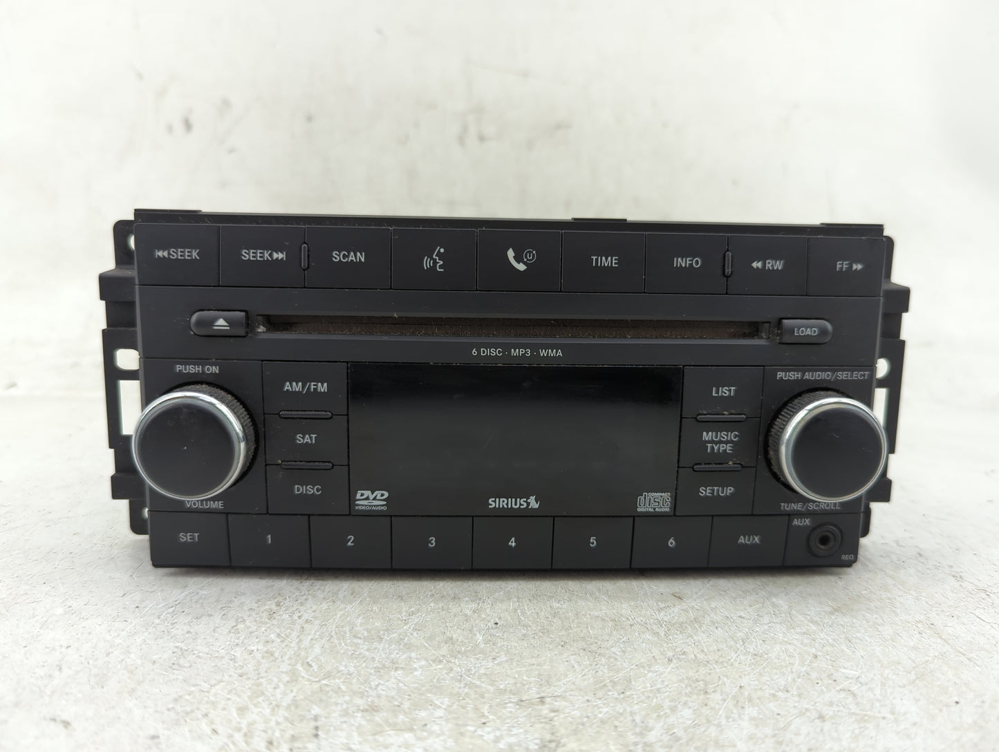 2009-2010 Chrysler Sebring Radio AM FM Cd Player Receiver Replacement P/N:05064949AC Fits Fits 2008 2009 2010 OEM Used Auto 