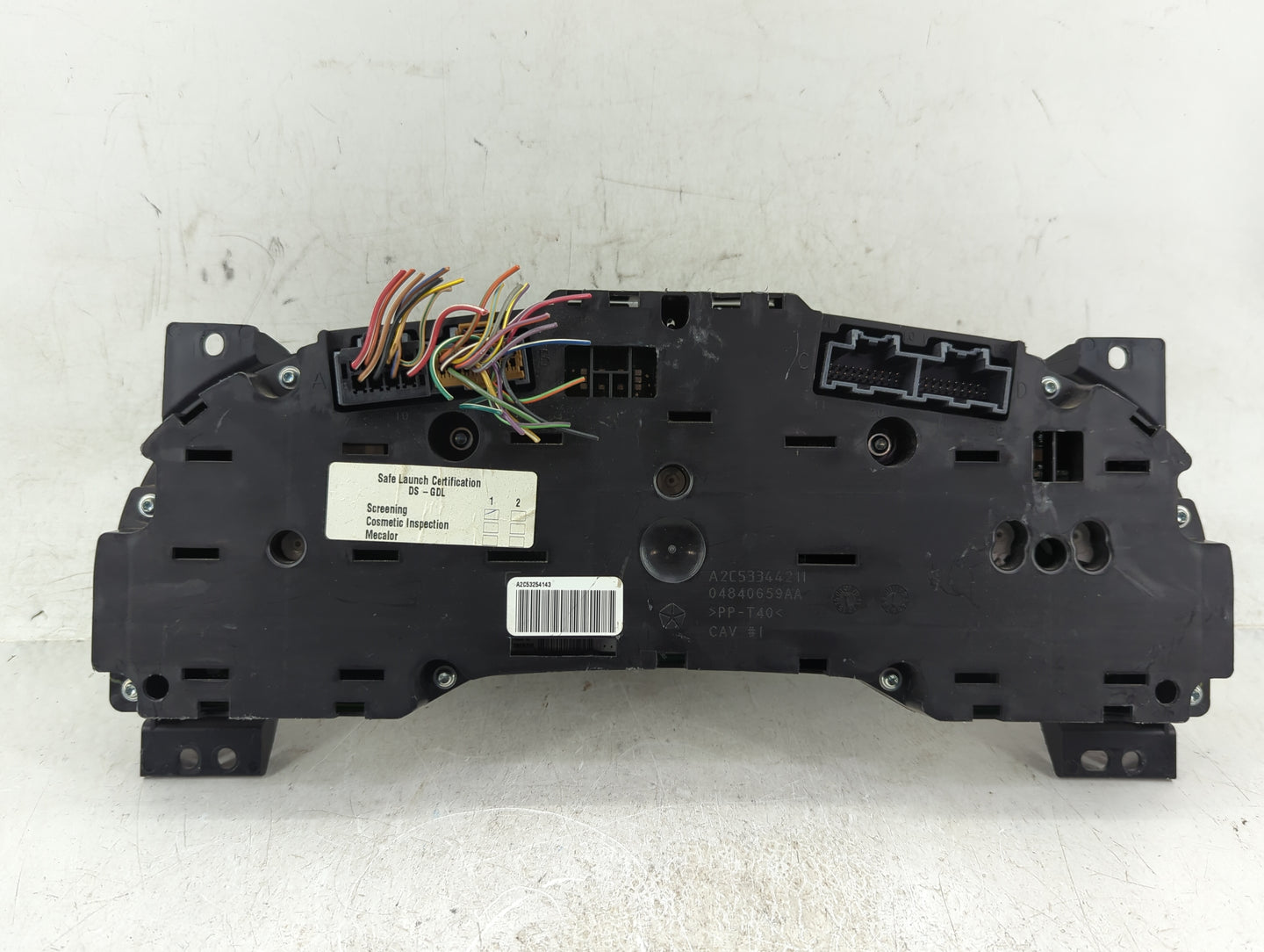 2010 Chrysler Sebring Instrument Cluster Speedometer Gauges P/N:P05172732AC 04840659AA Miles:109K Fits OEM Used Auto Parts -