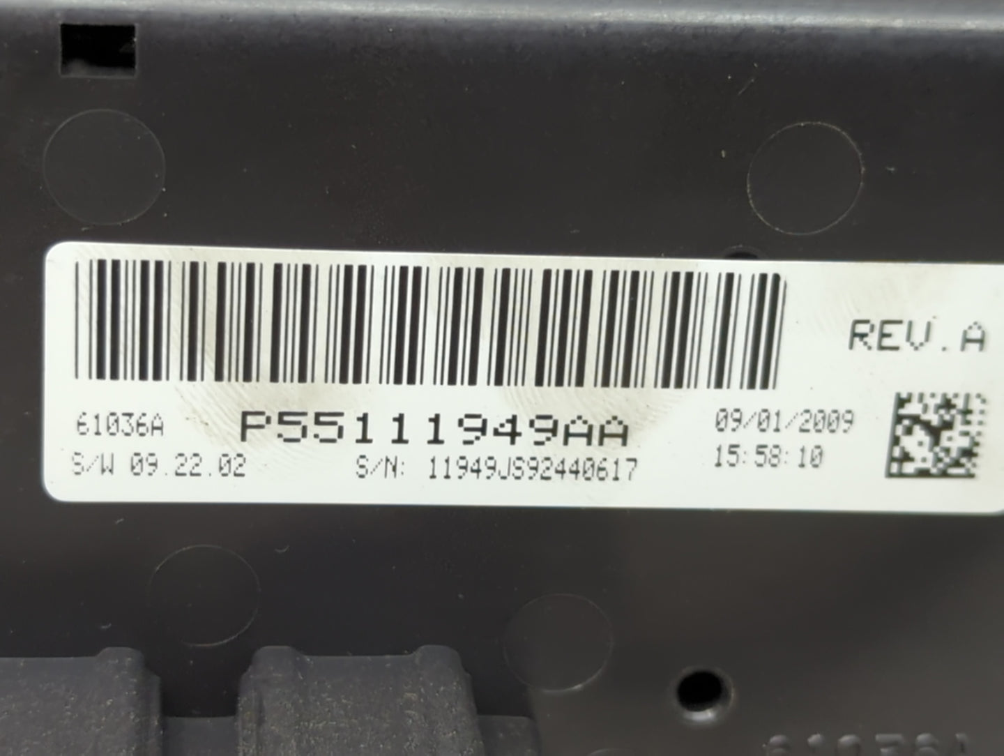 2010 Chrysler Sebring Climate Control Module Temperature AC/Heater Replacement P/N:P55111949AA Fits Fits 2011 2012 2013 2014