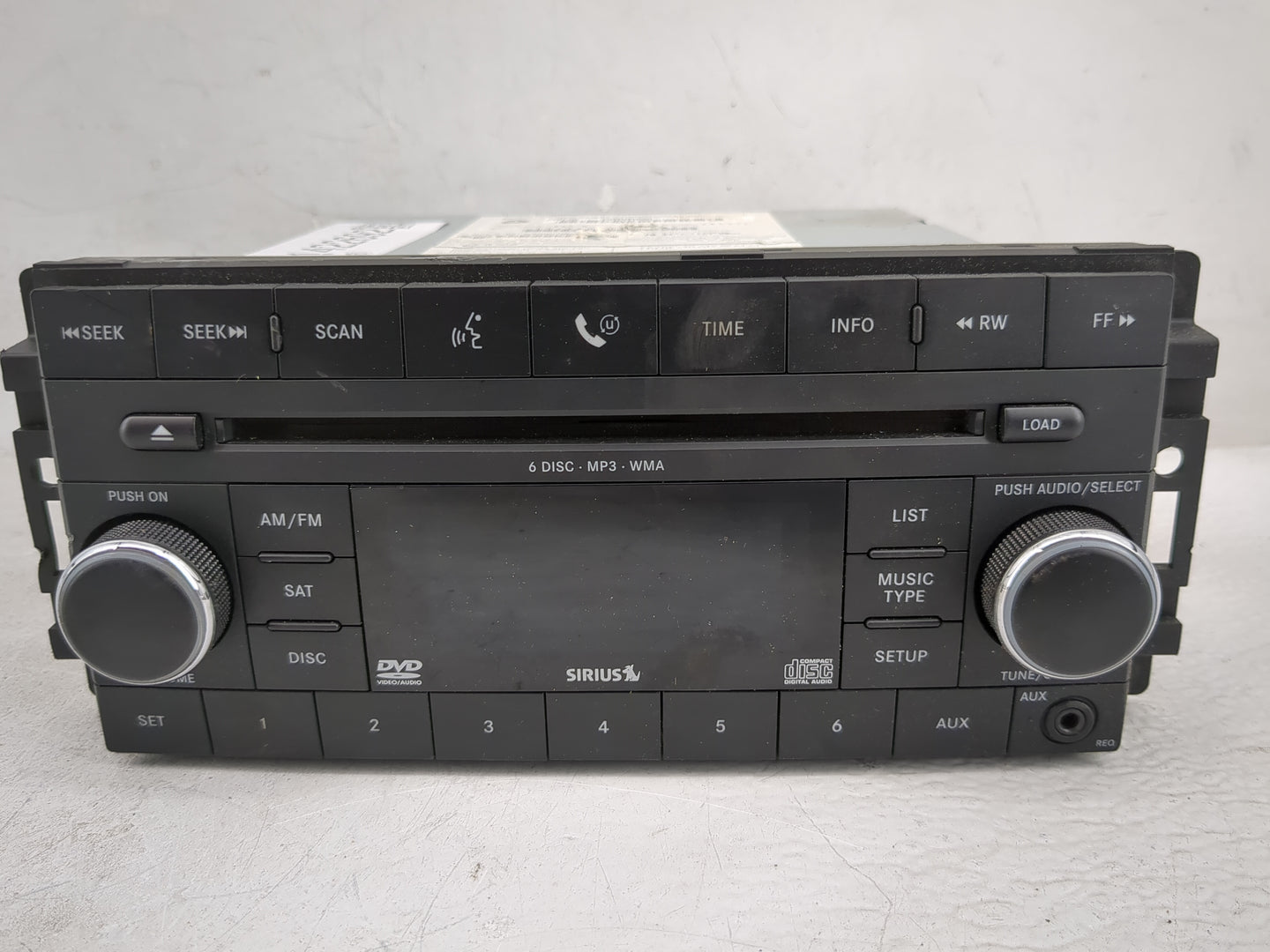 2007-2010 Chrysler Sebring Radio AM FM Cd Player Receiver Replacement P/N:05064949AC Fits Fits 2007 2008 2009 2010 2011 OEM 