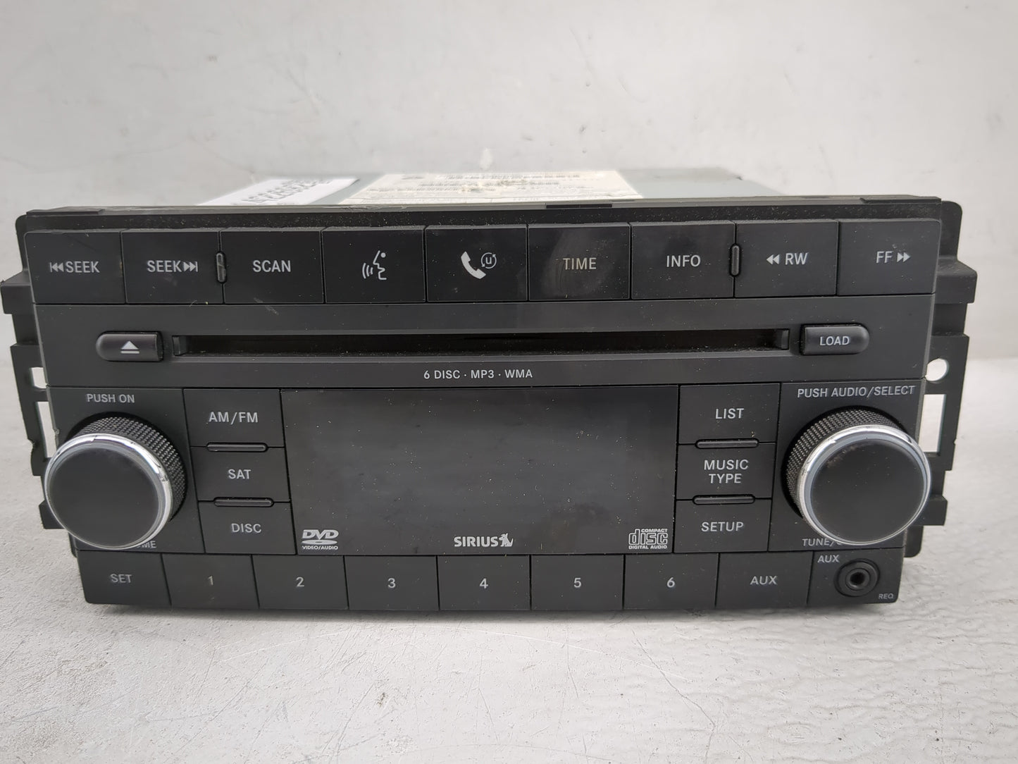 2007-2010 Chrysler Sebring Radio AM FM Cd Player Receiver Replacement P/N:05064949AC Fits Fits 2007 2008 2009 2010 2011 OEM 