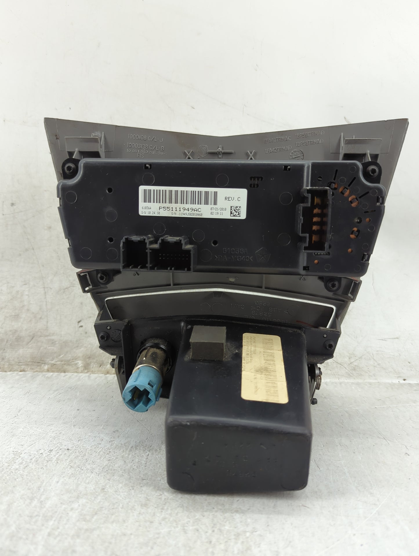 2010 Chrysler Sebring Climate Control Module Temperature AC/Heater Replacement P/N:55111949AC Fits Fits 2011 2012 2013 2014 