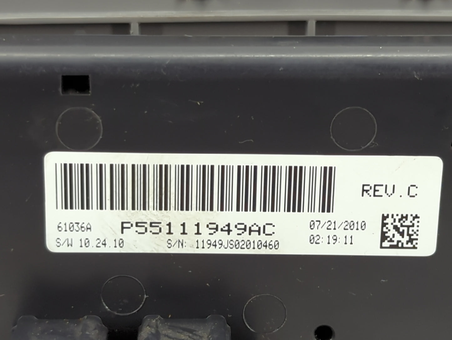 2010 Chrysler Sebring Climate Control Module Temperature AC/Heater Replacement P/N:55111949AC Fits Fits 2011 2012 2013 2014 