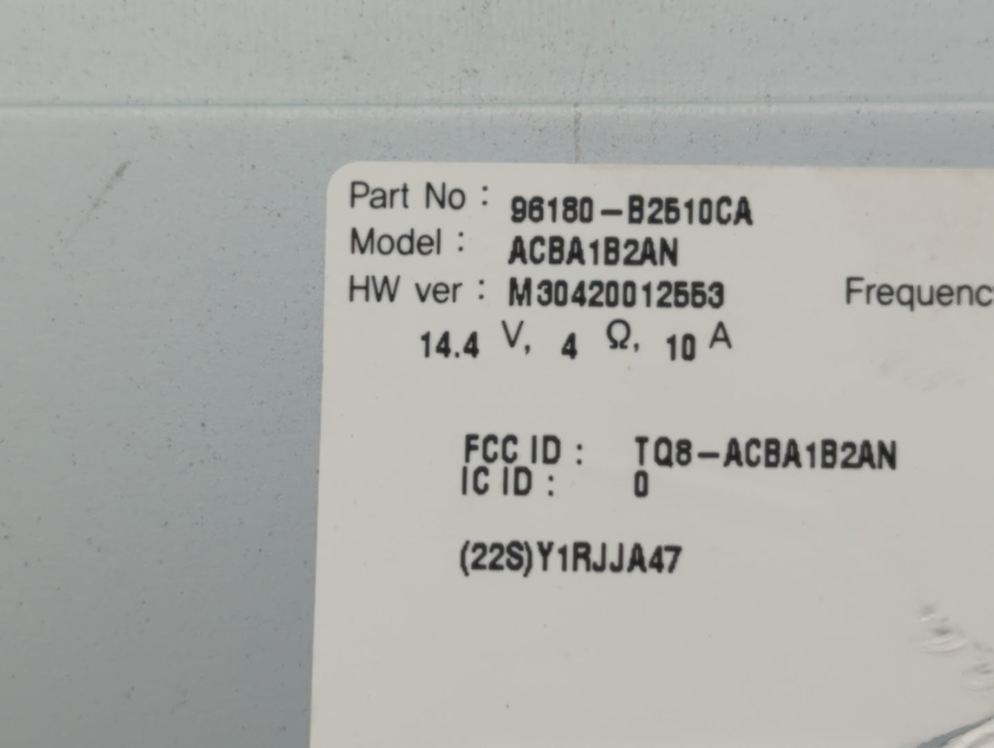 2009-2010 Chrysler Sebring Radio AM FM Cd Player Receiver Replacement P/N:05064933AD Fits Fits 2009 2010 OEM Used Auto Parts