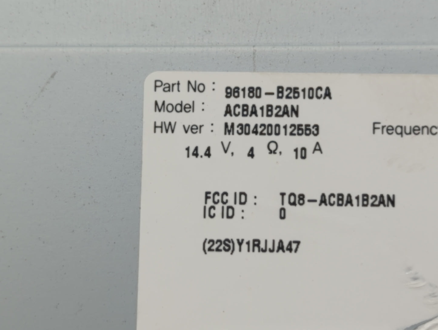 2009-2010 Chrysler Sebring Radio AM FM Cd Player Receiver Replacement P/N:05064933AD Fits Fits 2009 2010 OEM Used Auto Parts