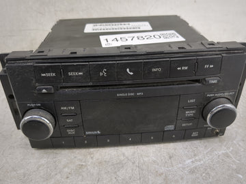 2010 Chrysler Town and Country Radio AM FM Cd Player Receiver Replacement P/N:P05091117AC Fits Fits 2008 2009 2011 OEM Used 