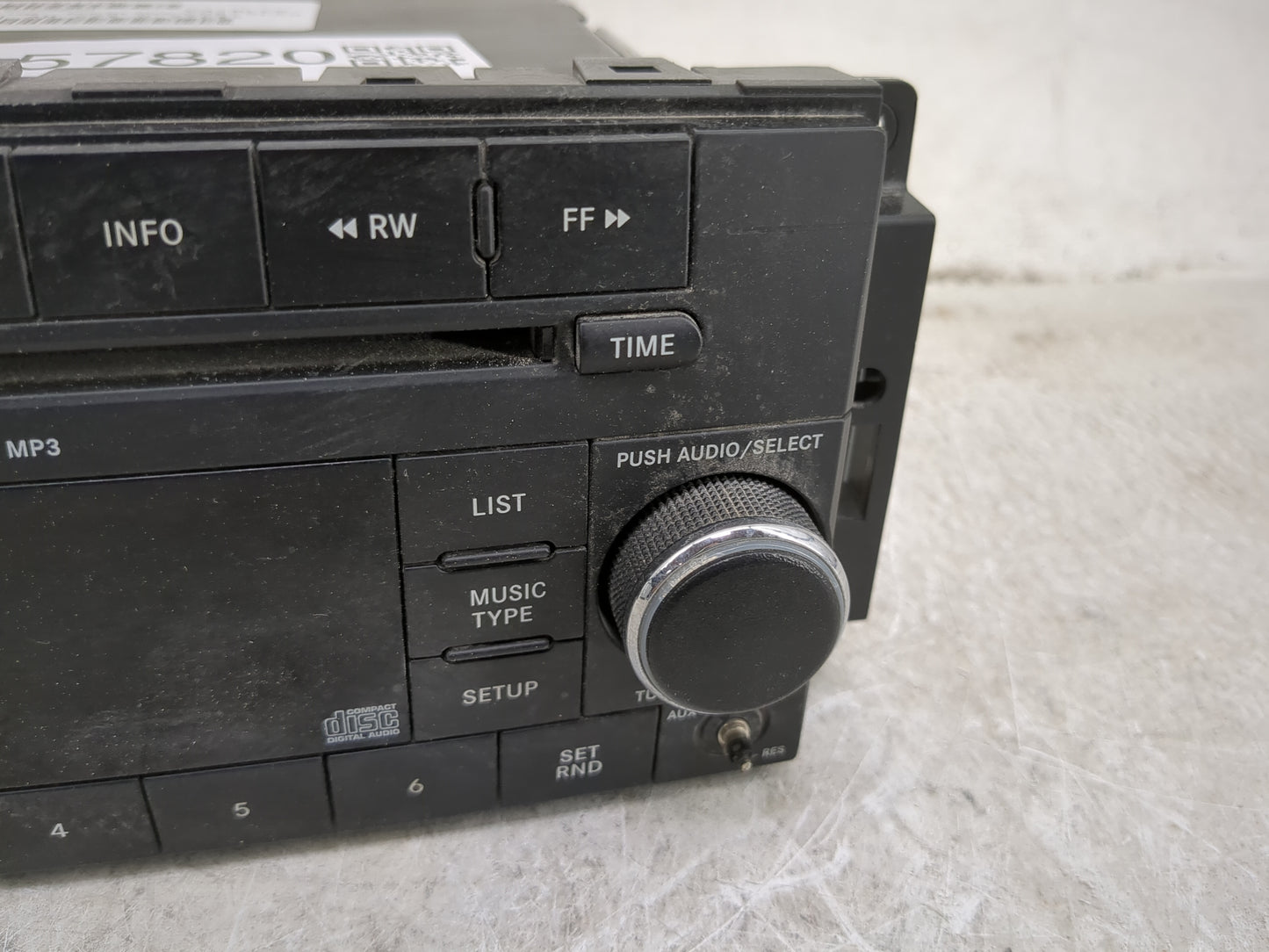 2010 Chrysler Town and Country Radio AM FM Cd Player Receiver Replacement P/N:P05091117AC Fits Fits 2008 2009 2011 OEM Used 