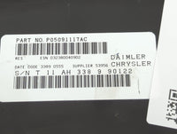 2010 Chrysler Town and Country Radio AM FM Cd Player Receiver Replacement P/N:P05091117AC Fits Fits 2008 2009 2011 OEM Used 