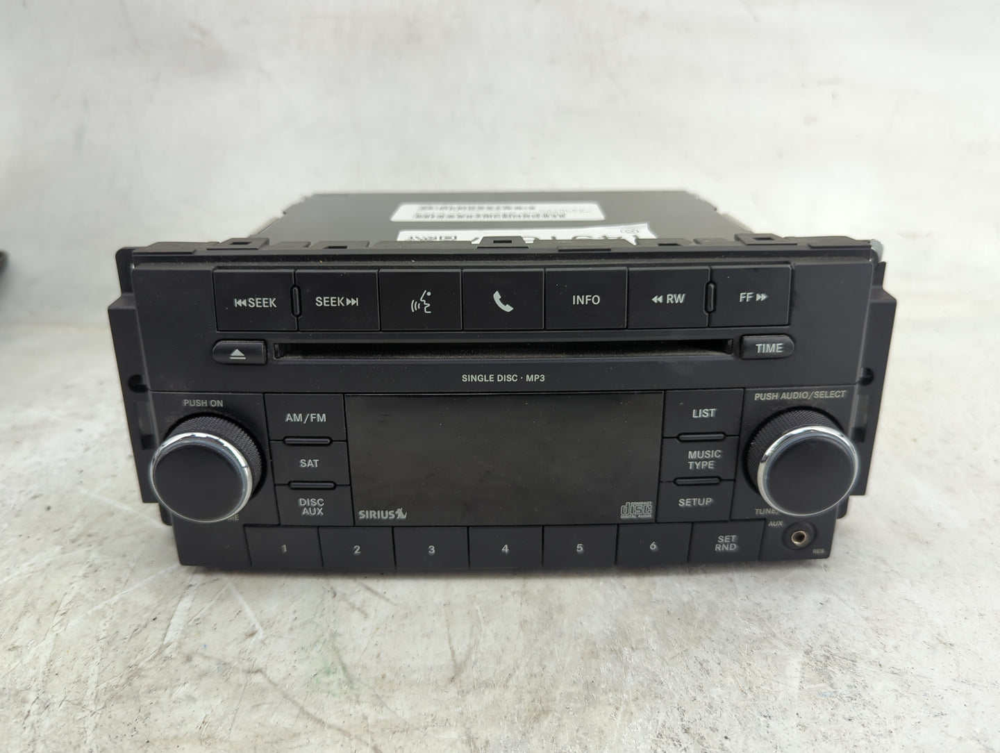 2010 Chrysler Town and Country Radio AM FM Cd Player Receiver Replacement P/N:CBA KH9TDU Fits Fits 2008 2009 2011 OEM Used A