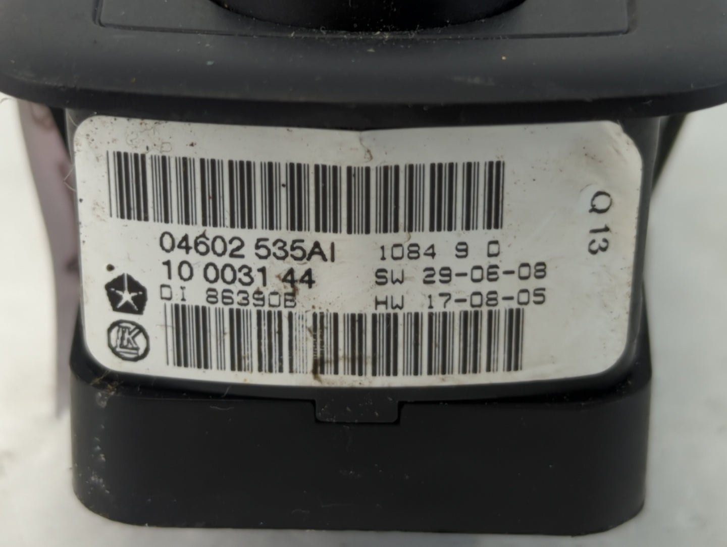 2008-2011 Chrysler Town & Country Master Power Window Switch Replacement Driver Side Left P/N:04602 535AI Fits OEM Used Auto