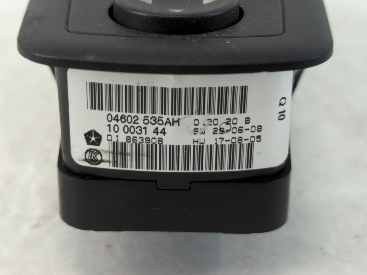 2008-2011 Chrysler Town & Country Master Power Window Switch Replacement Driver Side Left P/N:04602535AH Fits OEM Used Auto 
