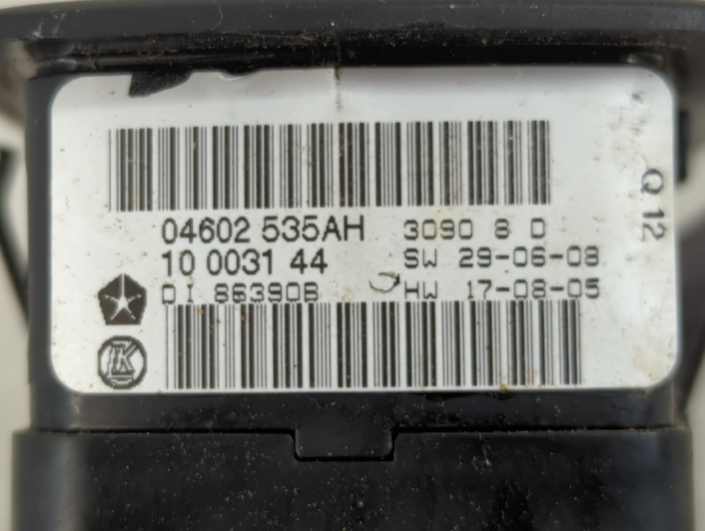 2008-2011 Chrysler Town & Country Master Power Window Switch Replacement Driver Side Left P/N:04602535AH Fits OEM Used Auto 