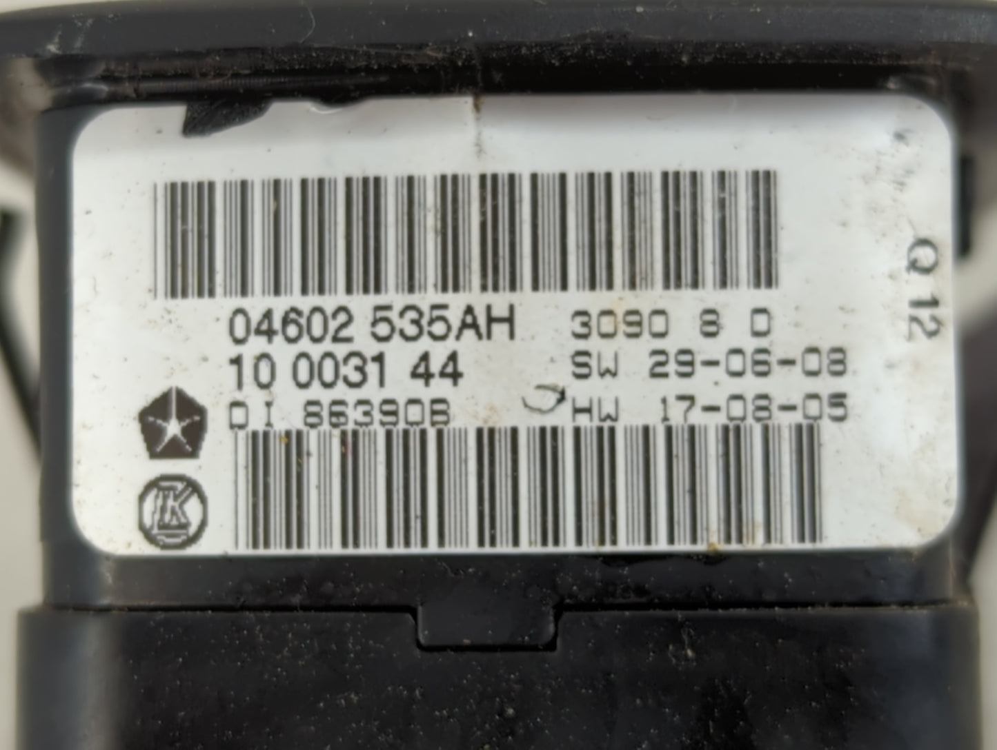 2008-2011 Chrysler Town & Country Master Power Window Switch Replacement Driver Side Left P/N:04602535AH Fits OEM Used Auto 