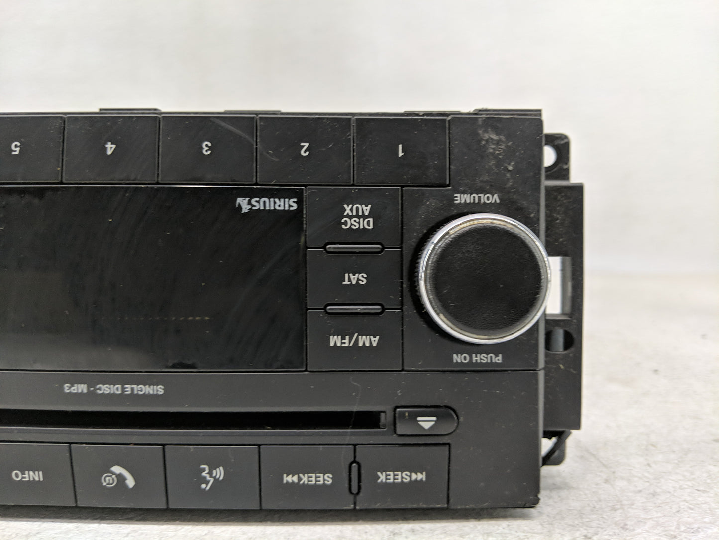 2010 Chrysler Town & Country Radio AM FM Cd Player Receiver Replacement Fits OEM Used Auto Parts - Oemusedautoparts1.com
