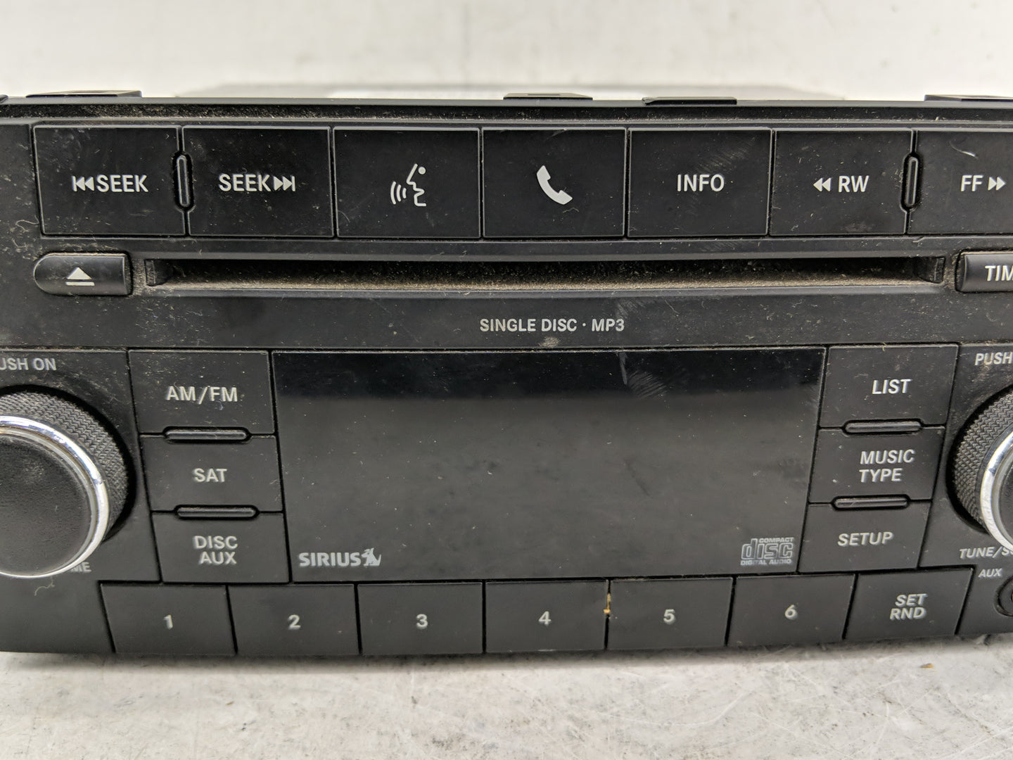 2009-2011 Chrysler Town & Country Radio AM FM Cd Player Receiver Replacement P/N:P05091117AC Fits Fits 2008 2009 2010 2011 O