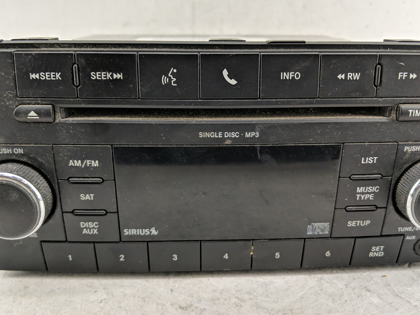 2009-2011 Chrysler Town & Country Radio AM FM Cd Player Receiver Replacement P/N:P05091117AC Fits Fits 2008 2009 2010 2011 O