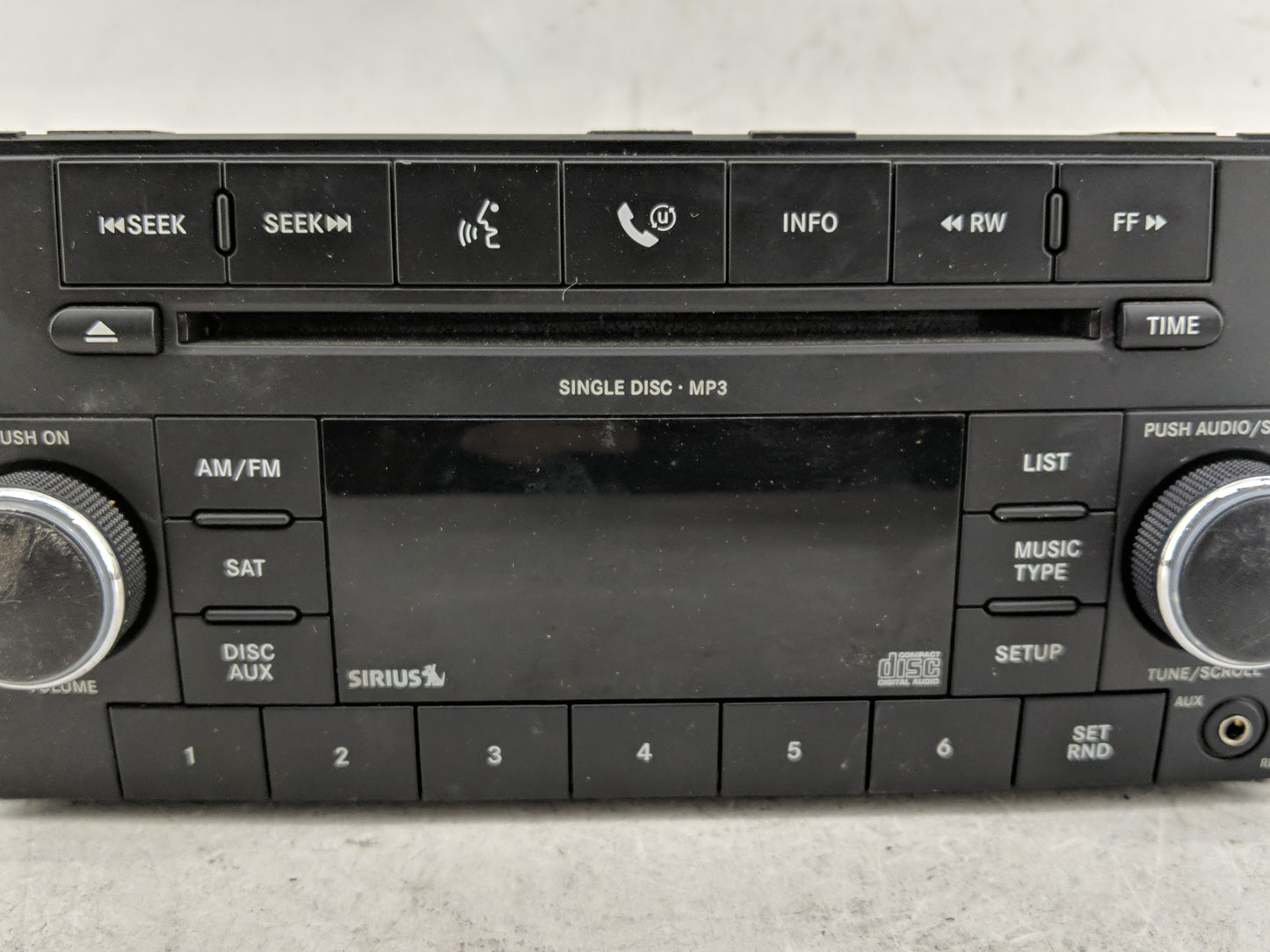 2009-2011 Chrysler Town & Country Radio AM FM Cd Player Receiver Replacement P/N:P05091117AC Fits Fits 2008 2009 2010 2011 O