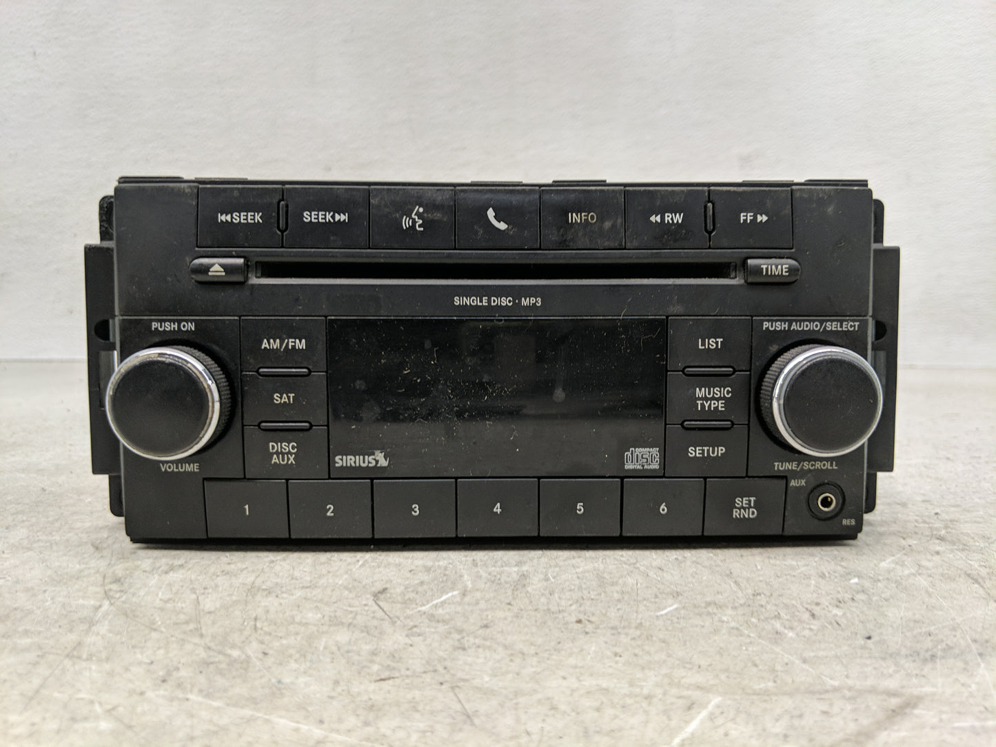 2009-2011 Chrysler Town & Country Radio AM FM Cd Player Receiver Replacement P/N:P05091117AC Fits Fits 2008 2009 2010 2011 O