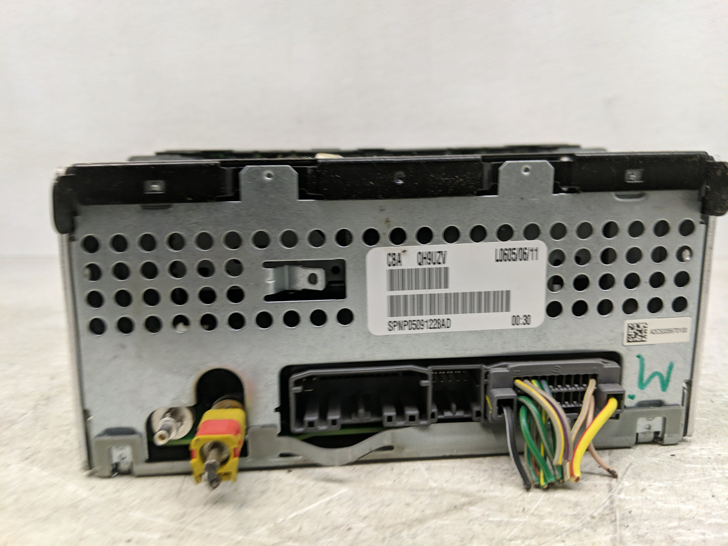 2009-2011 Chrysler Town & Country Radio AM FM Cd Player Receiver Replacement P/N:P05091117AC Fits Fits 2008 2009 2010 2011 O