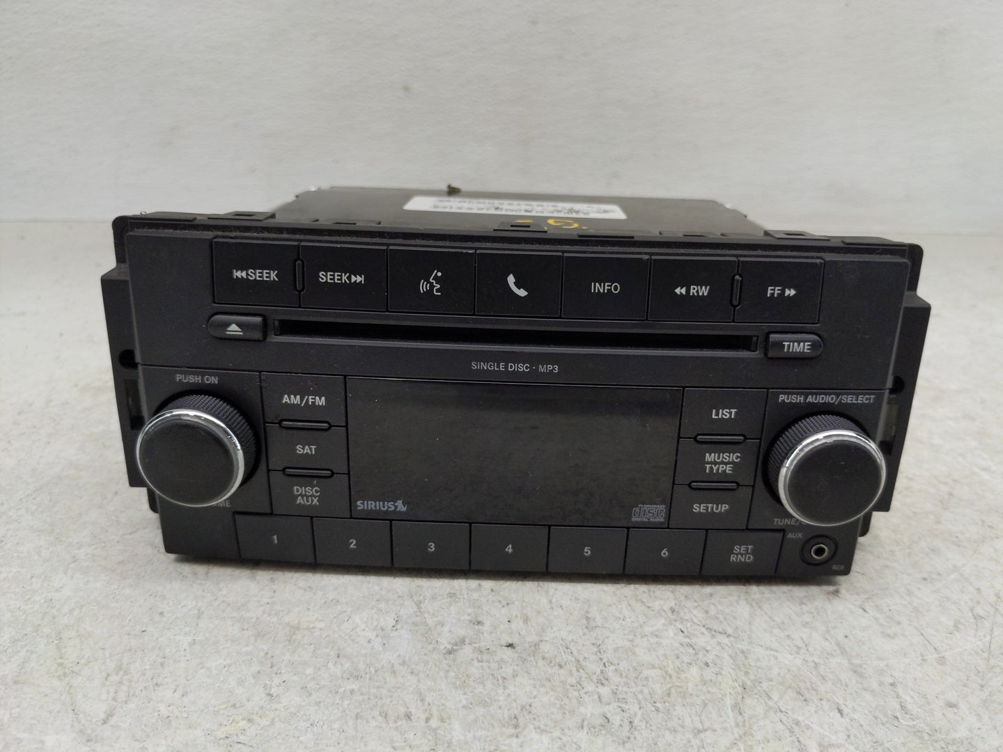 2009-2011 Chrysler Town & Country Radio AM FM Cd Player Receiver Replacement P/N:05091117AC Fits Fits 2008 2009 2010 2011 OE